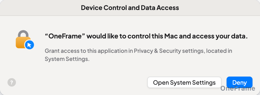 Open System Settings