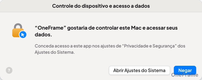 Abrir Ajustes do Sistema